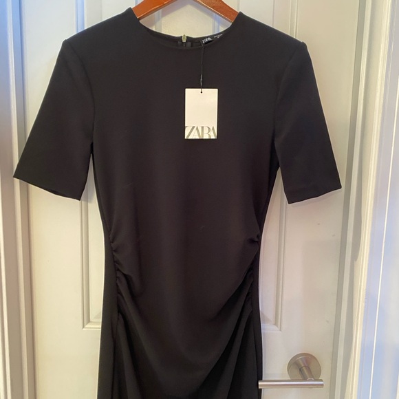 NWT Zara Black Dress - Picture 2 of 3
